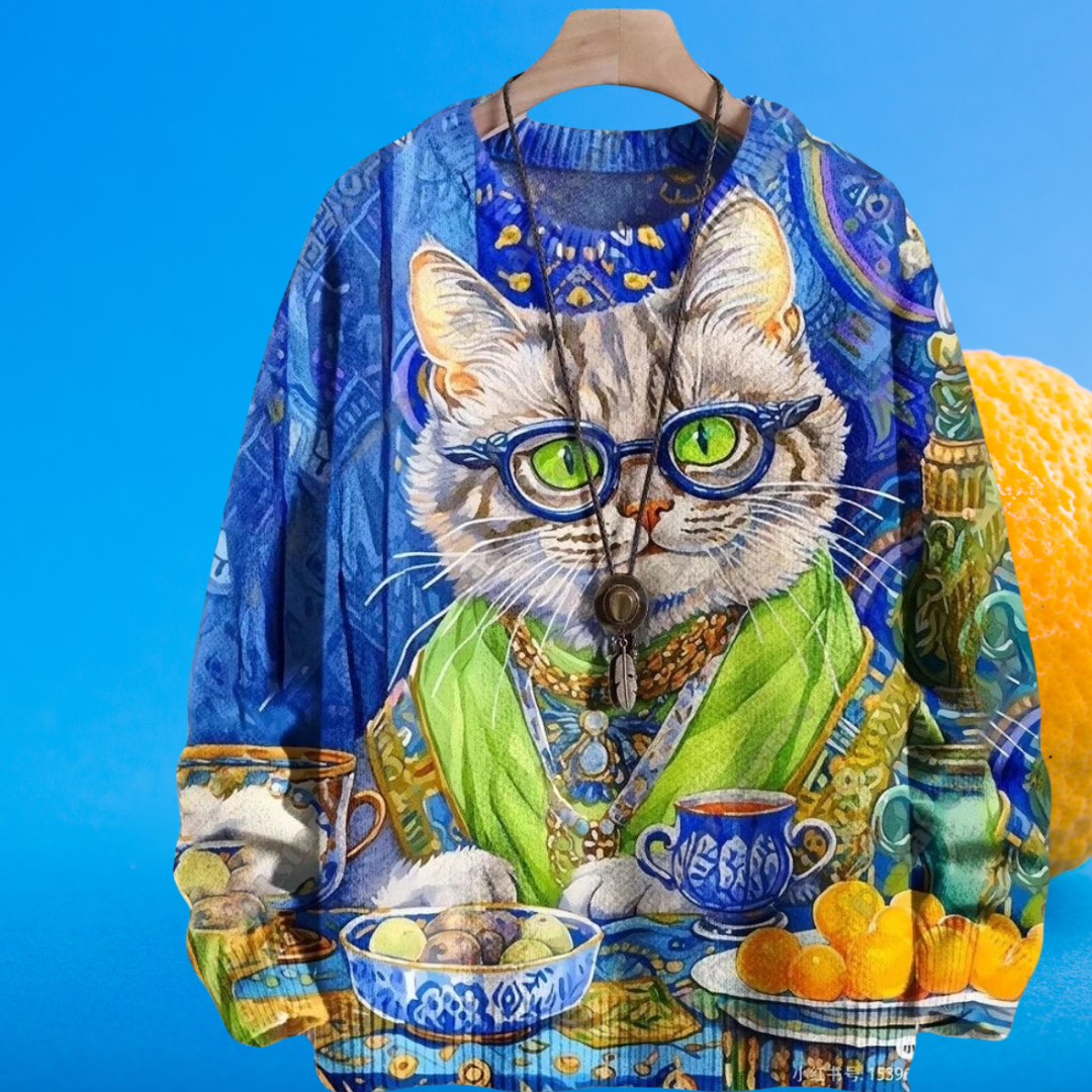Cat Art Unisex Sweater Collection - Ltd Time Only! - ALOE WINGS STORE