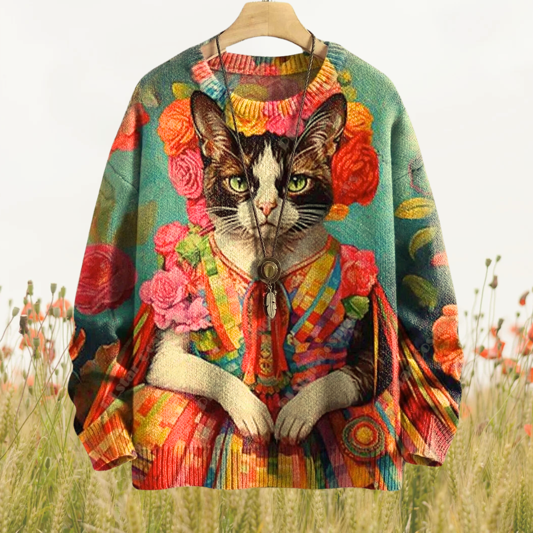 Cat Art Unisex Sweater Collection - Ltd Time Only! - ALOE WINGS STORE