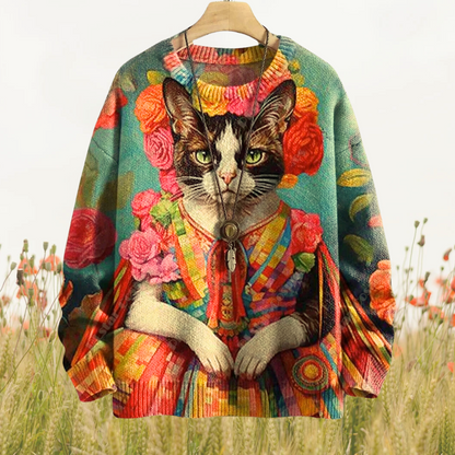 Cat Art Unisex Sweater Collection - Ltd Time Only! - ALOE WINGS STORE