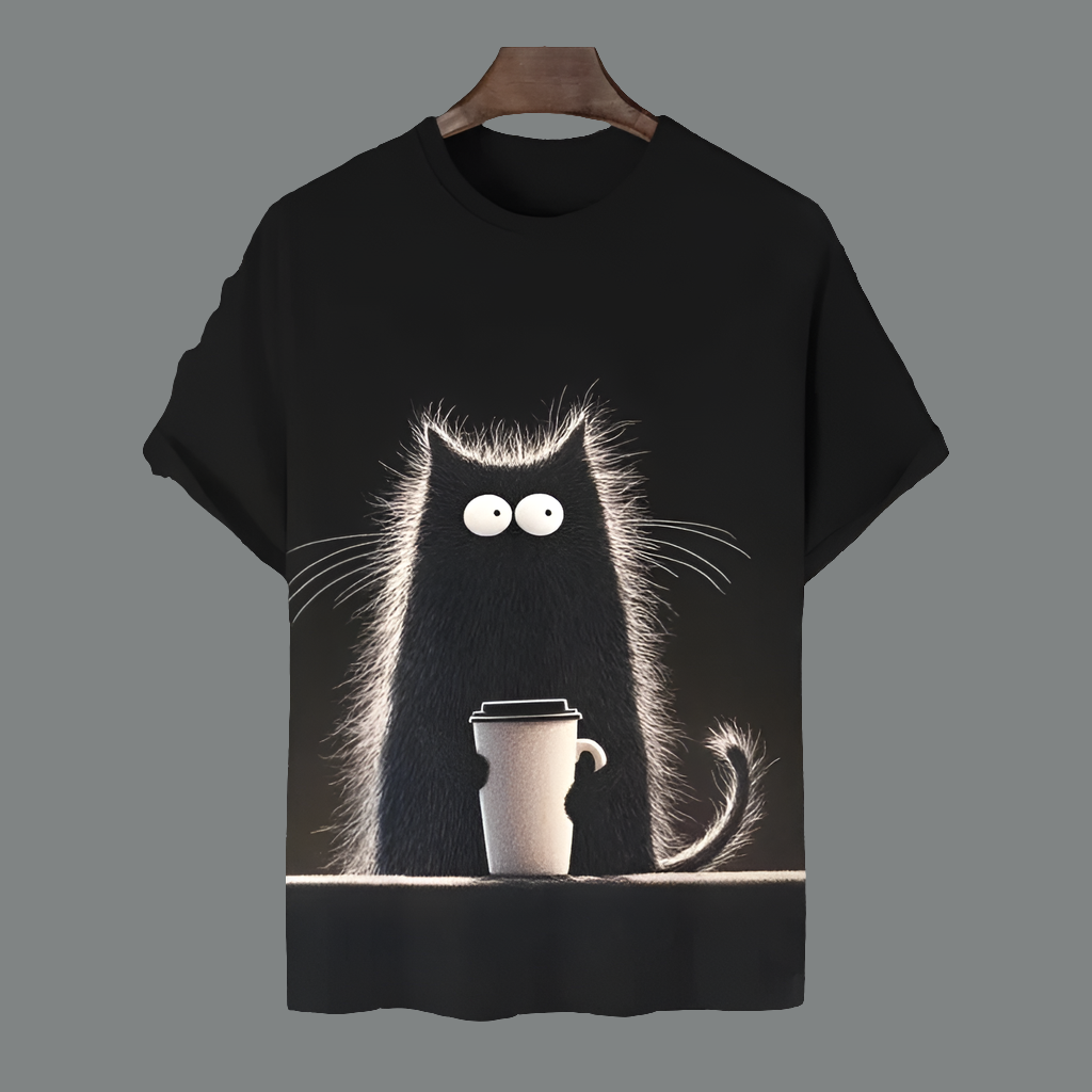 Cool Cats 3D Animal Print T-Shirt Collection - ALOE WINGS STORE