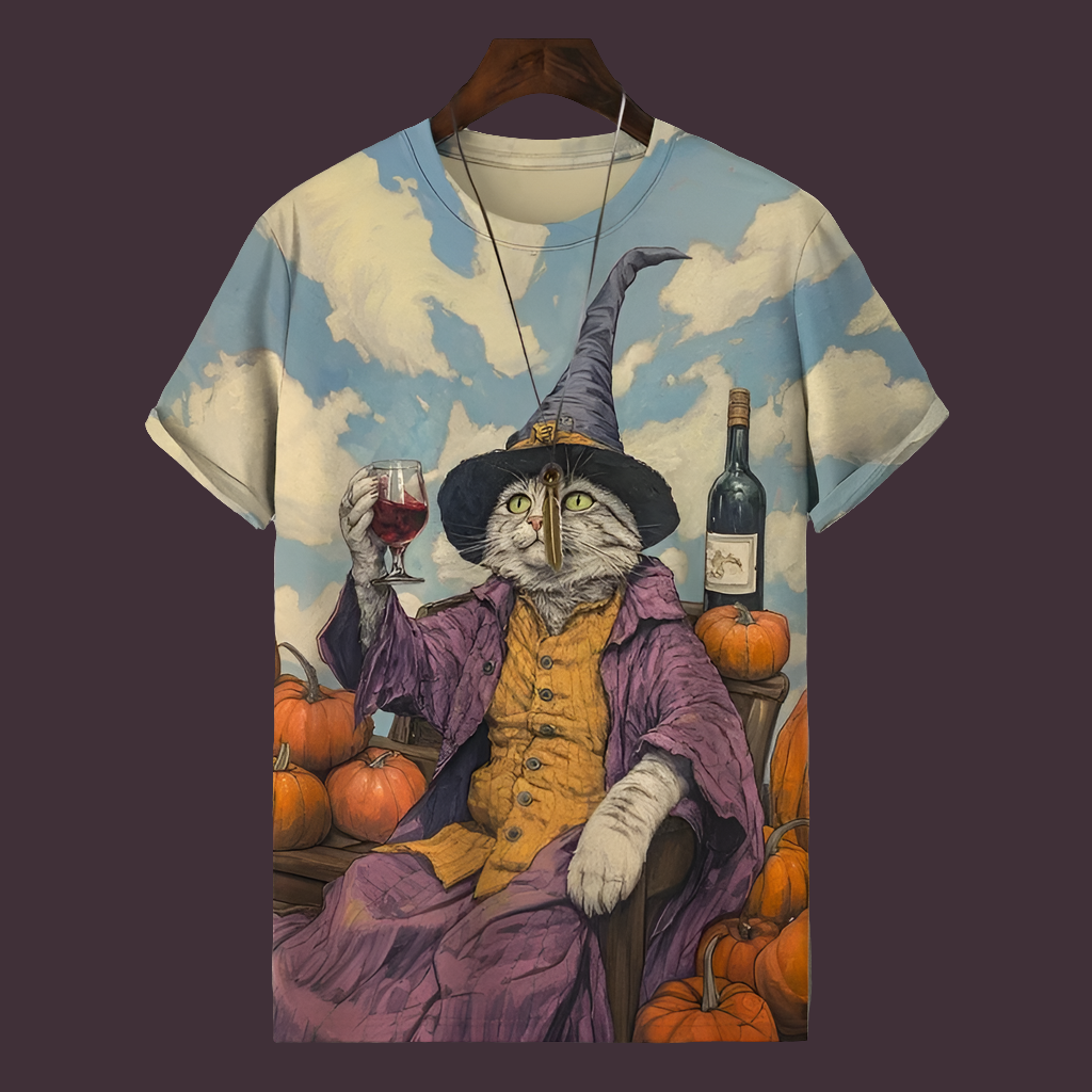 Cool Cats 3D Animal Print T-Shirt Collection - ALOE WINGS STORE