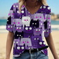 2.Chic & Playful 3D Cat Print T-Shirt - ALOE WINGS STORE