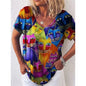 4.Chic & Playful 3D Cat Print T-Shirts - ALOE WINGS STORE