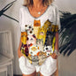 4.Chic & Playful 3D Cat Print T-Shirts - ALOE WINGS STORE