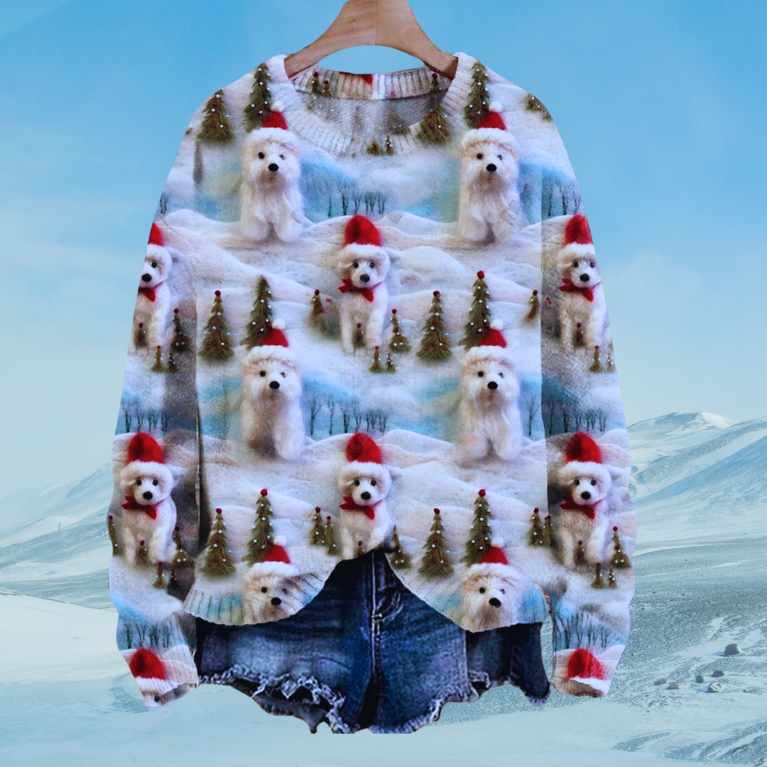 Adorable Unisex Sweater Collection with Dog Patterns - Ltd Time Only! - ALOE WINGS STORE