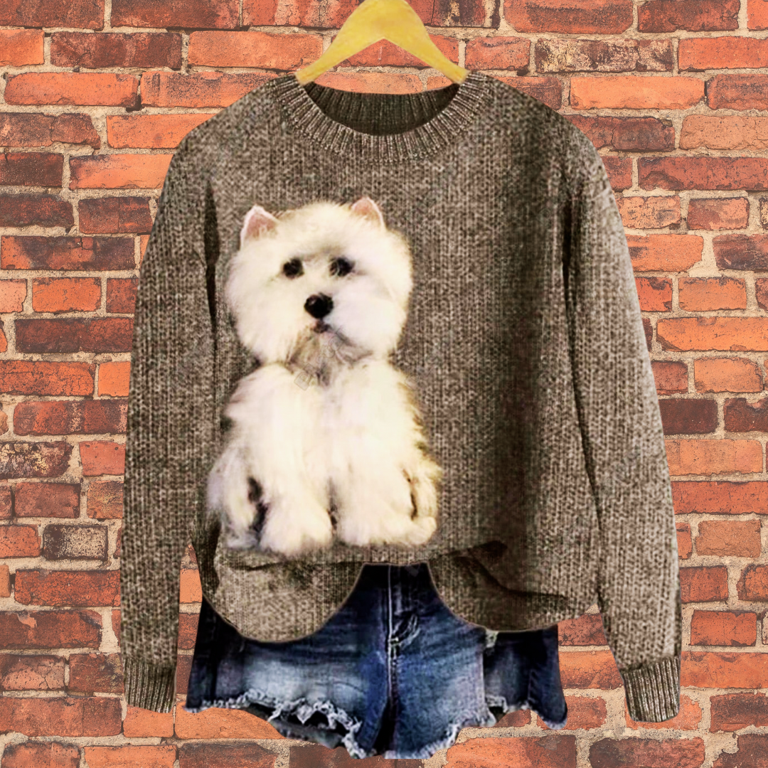 Adorable Unisex Sweater Collection with Dog Patterns - Ltd Time Only! - ALOE WINGS STORE