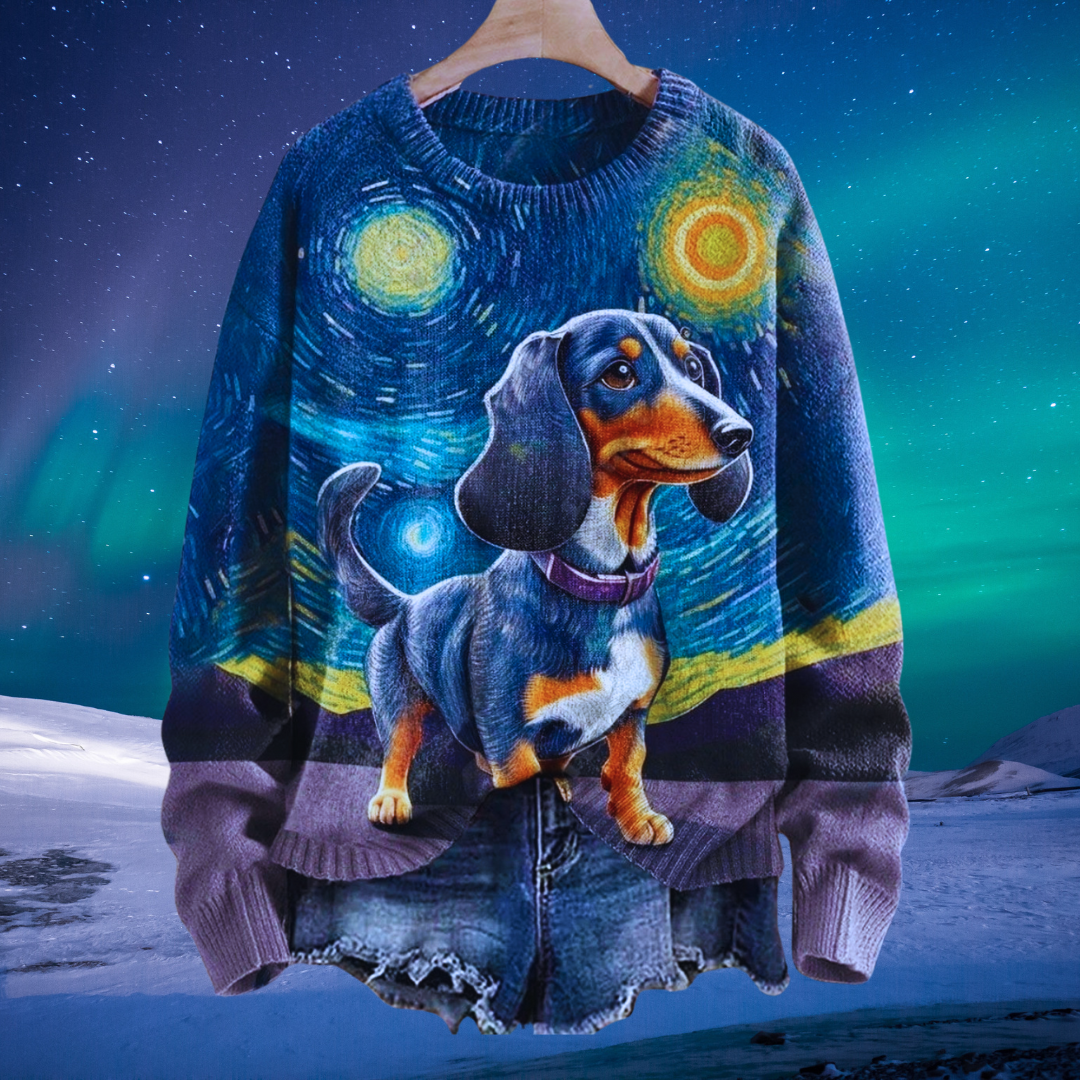 Adorable Unisex Sweater Collection with Dog Patterns - Ltd Time Only! - ALOE WINGS STORE