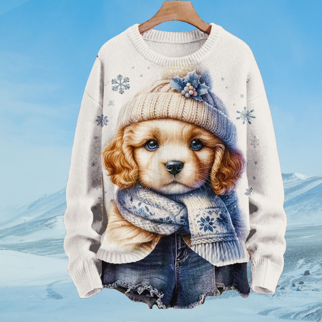 Adorable Unisex Sweater Collection with Dog Patterns - Ltd Time Only! - ALOE WINGS STORE