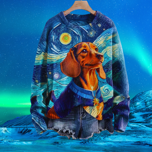 Adorable Unisex Sweater Collection with Dog Patterns - Ltd Time Only! - ALOE WINGS STORE