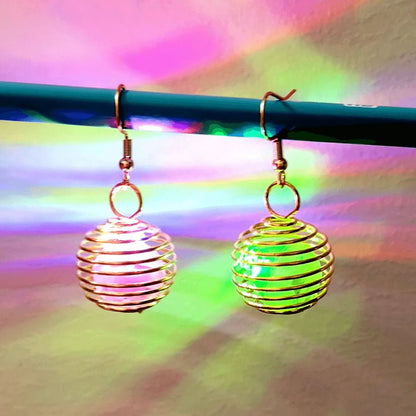 Round LED Lumious Drop Earrings SELECTION - ALOE WINGS STORE