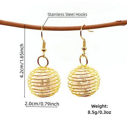 Round LED Lumious Drop Earrings SELECTION - ALOE WINGS STORE