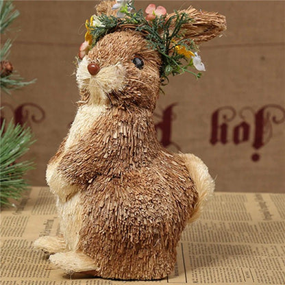 Cute Easter Bunny made from Straws [SELECTION] - ALOE WINGS STORE