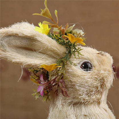 Cute Easter Bunny made from Straws [SELECTION] - ALOE WINGS STORE