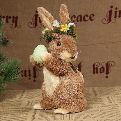 Cute Easter Bunny made from Straws [SELECTION] - ALOE WINGS STORE