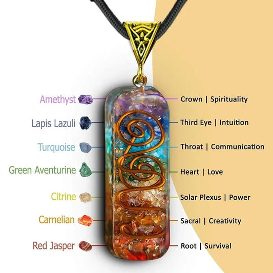 Reiki Healing Energy Crystal Pendants - ALOE WINGS STORE