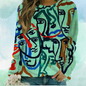 Unisex Geometric Abstract Face Art Sweatshirt Collection (Sizes S to XXXL) - Ltd Time Only! - ALOE WINGS STORE