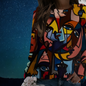 Unisex Geometric Abstract Face Art Sweatshirt Collection (Sizes S to XXXL) - Ltd Time Only! - ALOE WINGS STORE