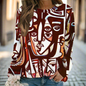 Unisex Geometric Abstract Face Art Sweatshirt Collection (Sizes S to XXXL) - Ltd Time Only! - ALOE WINGS STORE