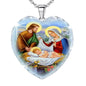 Heart Shaped Crystal Glass Pendant SELECTION - ALOE WINGS STORE