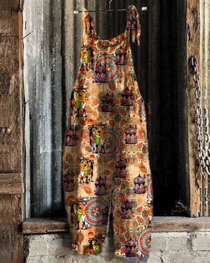 Boho-Chic 3D Printed Loose Jumpsuit & Dungarees Collection - ALOE WINGS STORE