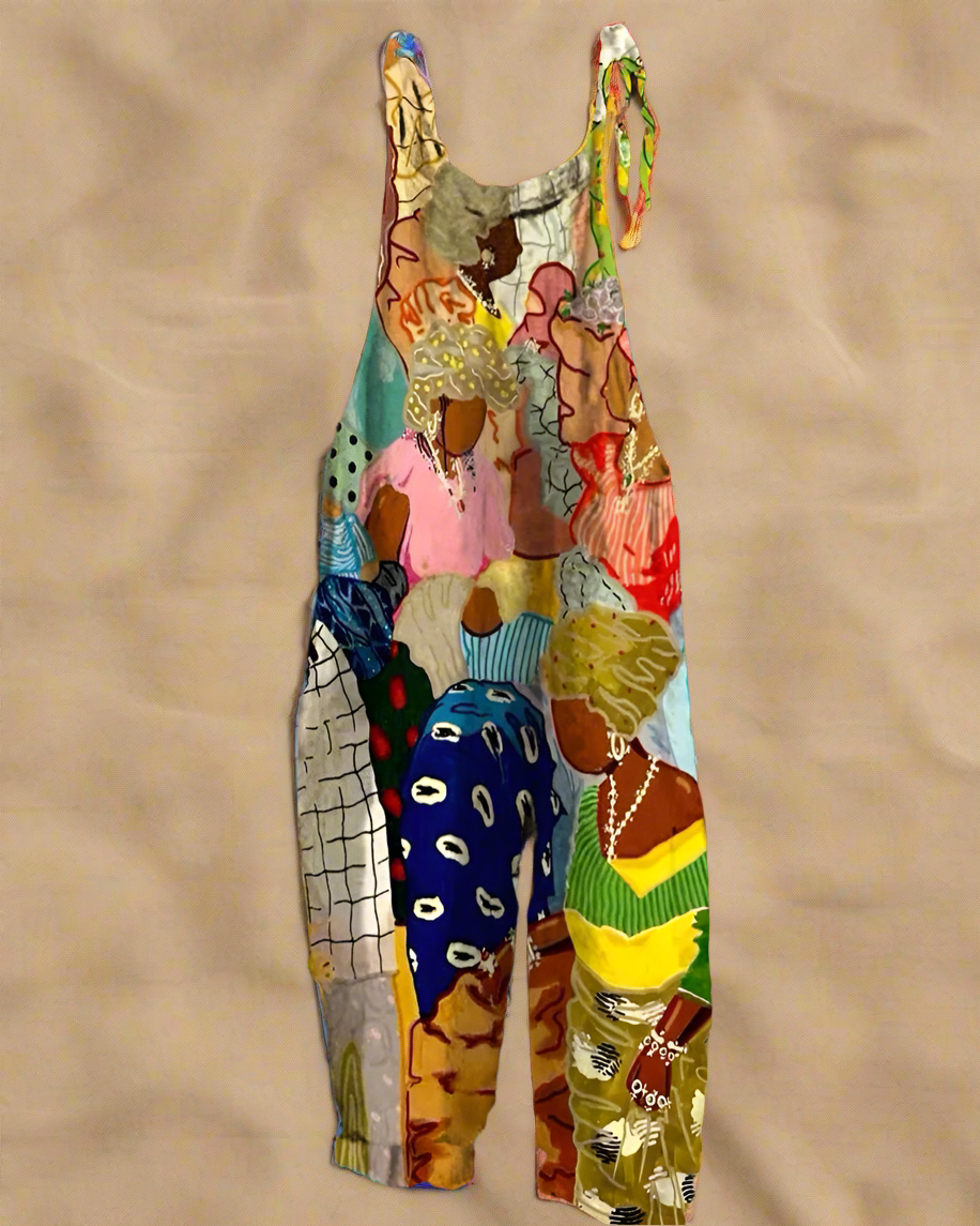 Boho-Chic 3D Printed Loose Jumpsuit & Dungarees Collection - ALOE WINGS STORE