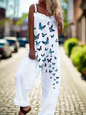 2.Retro Rebel Floral Jumpsuit – Strappy Street Style Romper Collection - ALOE WINGS STORE