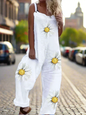 2.Retro Rebel Floral Jumpsuit – Strappy Street Style Romper Collection - ALOE WINGS STORE