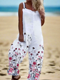 2.Retro Rebel Floral Jumpsuit – Strappy Street Style Romper Collection - ALOE WINGS STORE