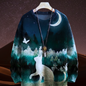 Unisex Vintage Cat Art Print Sweaters (XS-7XL) - ALOE WINGS STORE