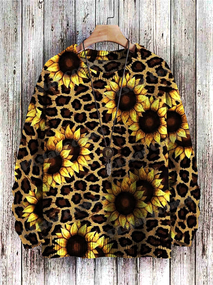 Adorable Funny Cat & Floral Casual Unisex Sweater Collection - ALOE WINGS STORE