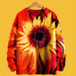 Adorable Funny Cat & Floral Casual Unisex Sweater Collection - ALOE WINGS STORE