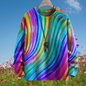 Unisex Casual Sweater with 3D Cat Oil Painting Designs - ALOE WINGS STORE