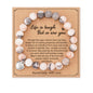 Beaded Gemstone Bracelet With Gift Card SELECTION - ALOE WINGS STORE