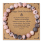 Natural Stone Beaded Bracelet For Birthday SELECTION - ALOE WINGS STORE