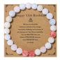Natural Stone Beaded Bracelet For Birthday SELECTION - ALOE WINGS STORE