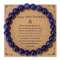 Natural Stone Beaded Bracelet For Birthday SELECTION - ALOE WINGS STORE