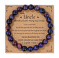 Natural Stone Bead Bracelet With Information Card SELECTION - ALOE WINGS STORE