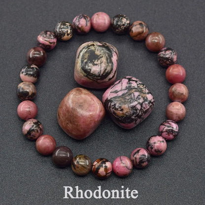 Geniune Natural Epidote Zoisite Stone & Other Semi-Precious Stones Bead Bracelet Quartz [SELECTION] - ALOE WINGS STORE