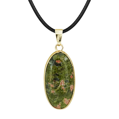 Oblong Gemstones Pendant SELECTION - ALOE WINGS STORE
