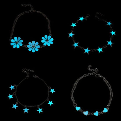 Fashion Fluorescent 'Glow In The Dark Bracelets SELECTION - ALOE WINGS STORE