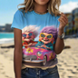 1.Granny Animation Designs T-Shirts (S - 3XL) - ALOE WINGS STORE