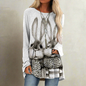 Cat & Rabbit 3D Designs Long Sleeve Tunic Top (S-3XL) - ALOE WINGS STORE