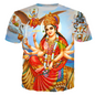 Divine Vibes: Indian Goddesses 3D Print T-Shirt (Unisex Harajuku Fashion) - ALOE WINGS STORE
