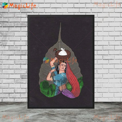 Ethnic Indian Rajasthani Princess Wall Hanging [SELECTION] - ALOE WINGS STORE