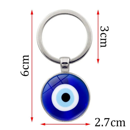 Turkish  Evil Eye Protection Key Chain SELECTION - ALOE WINGS STORE