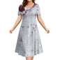 Grey Marbel Ladies Sun Dress - ALOE WINGS STORE