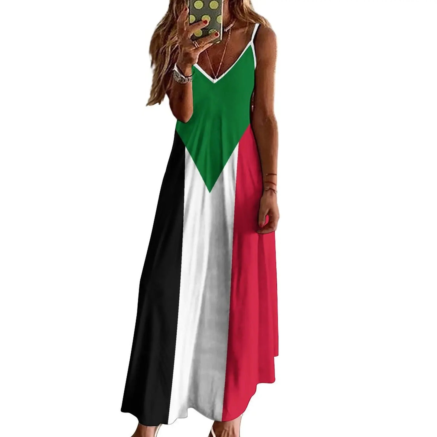 2. Emirates / Palestine coloured Long Dress Collection - ALOE WINGS STORE
