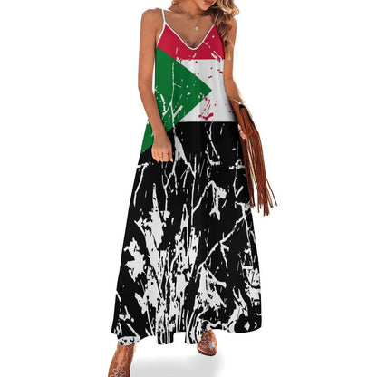 2. Emirates / Palestine coloured Long Dress Collection - ALOE WINGS STORE