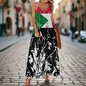 2. Emirates / Palestine coloured Long Dress Collection - ALOE WINGS STORE