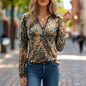 Trendy V-Neck Long-Sleeved Zipper Top Collection for Women - ALOE WINGS STORE